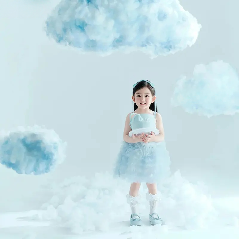 Blue Clouds Theme Set (3-4Y) - Children Photography Props - Image 4